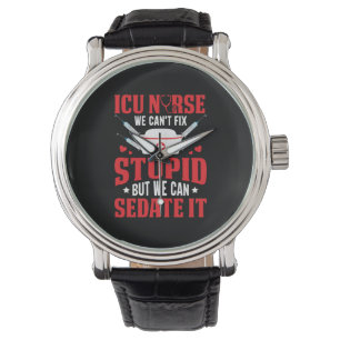 Nurse Gift ICU-sjuksköterska vi inte kan åtgärda Armbandsur