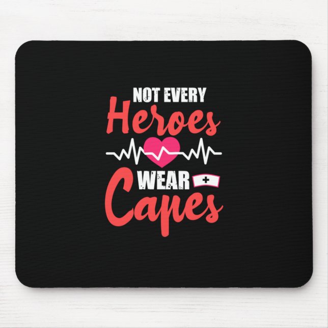Nurse Gift | Inte alla Bäror av Heroes Musmatta (Framsidan)