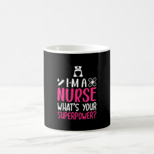 Nurse Gift jag är en sjuksköterska som är din supe Kaffemugg