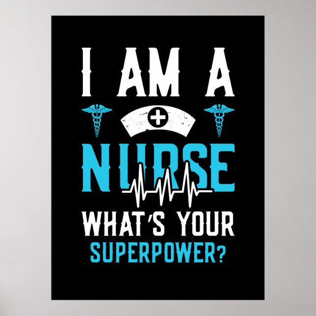 Nurse Gift | Jag är en sjuksköterska som din Poster (Framsidan)