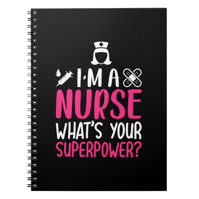 Nurse Gift | Jag är en sjuksköterska som din super Anteckningsbok (Framsidan)