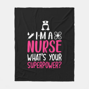 Nurse Gift Jag är en sjuksköterska som din super Fleecefilt