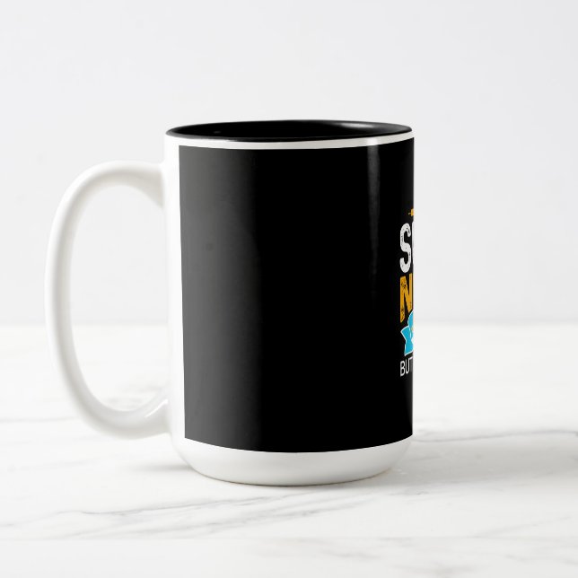 Nurse Gift | Jag är en Toppen sjuksköterska Två-Tonad Mugg (Vänster)