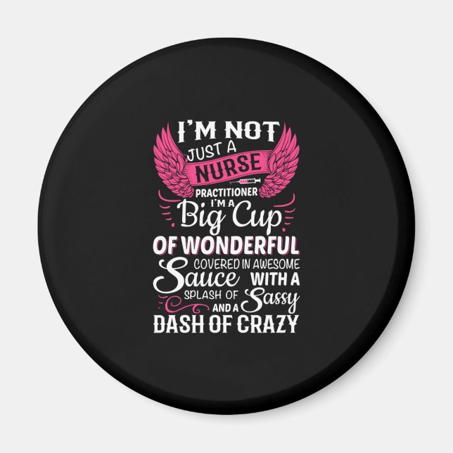 Nurse Gift | Jag är inte bara sjuksköterska Magnet (Framsidan)