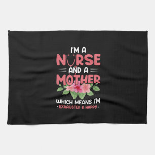 Nurse Gift Jag är Nurse Mor Kökshandduk