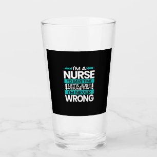 Nurse Gift Jag är sjuksköterska i Spara Glaskopp