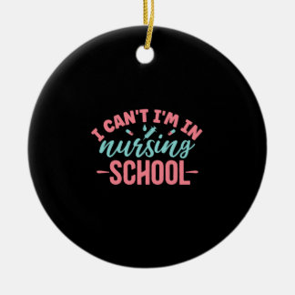 Nurse Gift | Jag är sjuksköterska Julgransprydnad Keramik