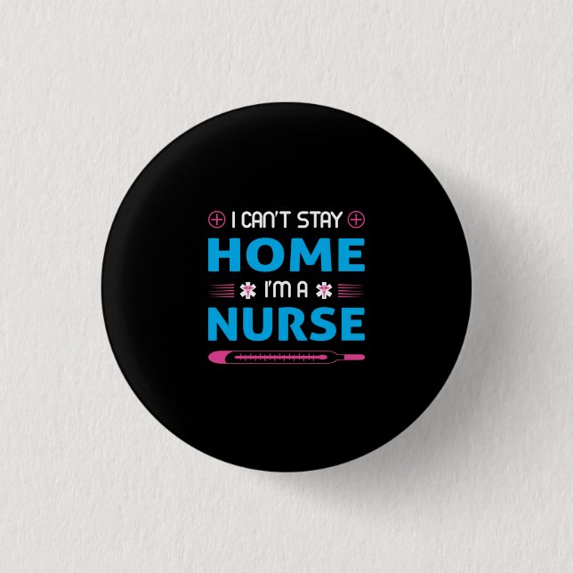 Nurse Gift | Jag är sjuksköterska Knapp (Framsida)