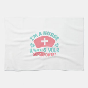 Nurse Gift Jag är sjuksköterska Kökshandduk