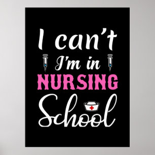 Nurse Gift Jag är sjuksköterska Poster