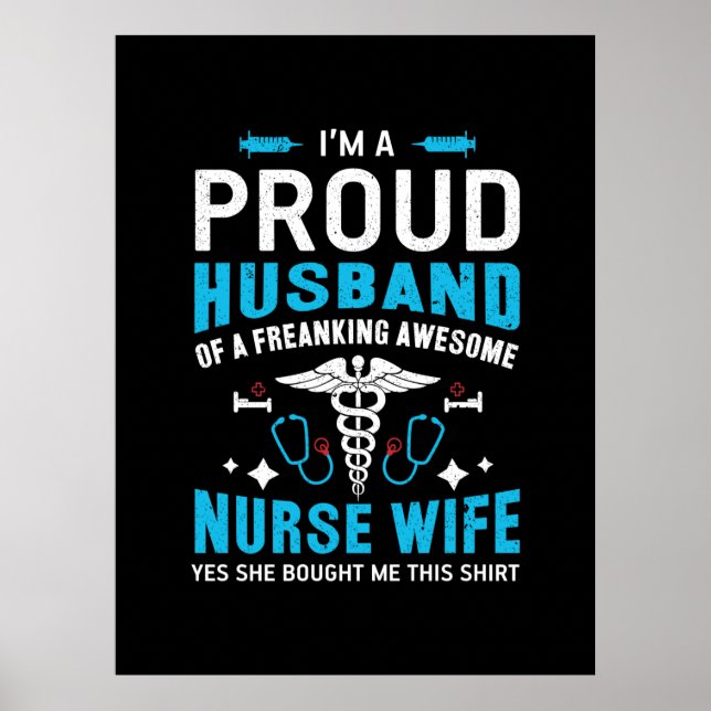 Nurse Gift | Jag är stolt över Make Poster (Framsidan)