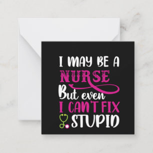 Nurse Gift jag kan vara en sjuksköterska Anteckningskort