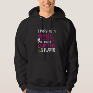 Nurse Gift jag kan vara en sjuksköterska Hoodie