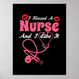 Nurse Gift Jag kvävde en sjuksköterska och jag g Poster