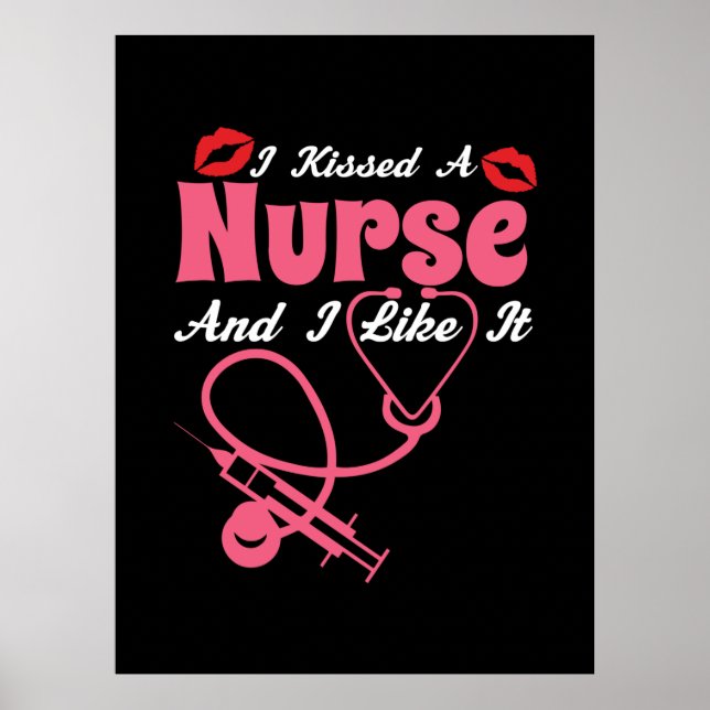 Nurse Gift | Jag kvävde en sjuksköterska och jag g Poster (Framsidan)