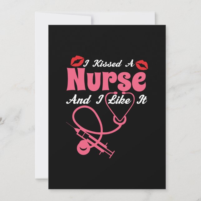 Nurse Gift | Jag kvävde en sjuksköterska och jag g Spara Datumet (Framsida)
