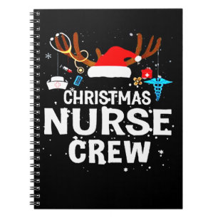 Nurse Gift Jul Nurse Crew Gift Älskare Anteckningsbok