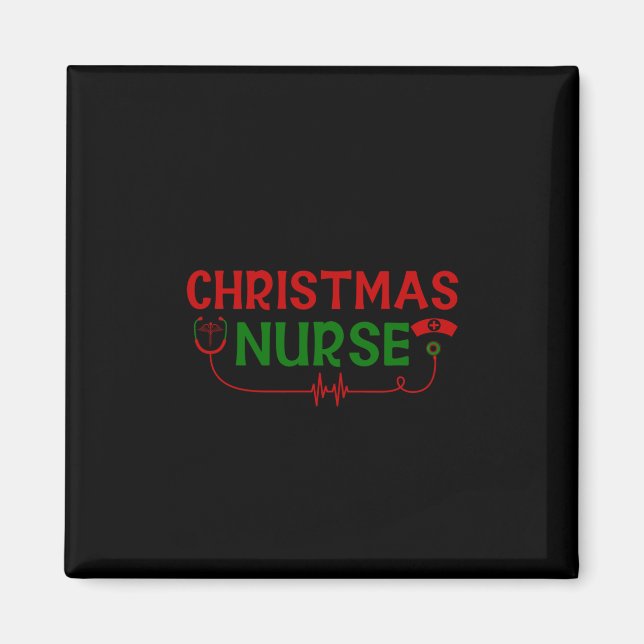 Nurse Gift jul Nurse Magnet (Framsidan)