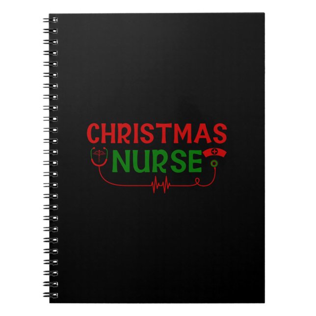 Nurse Gift | Julnäsan Anteckningsbok (Framsidan)