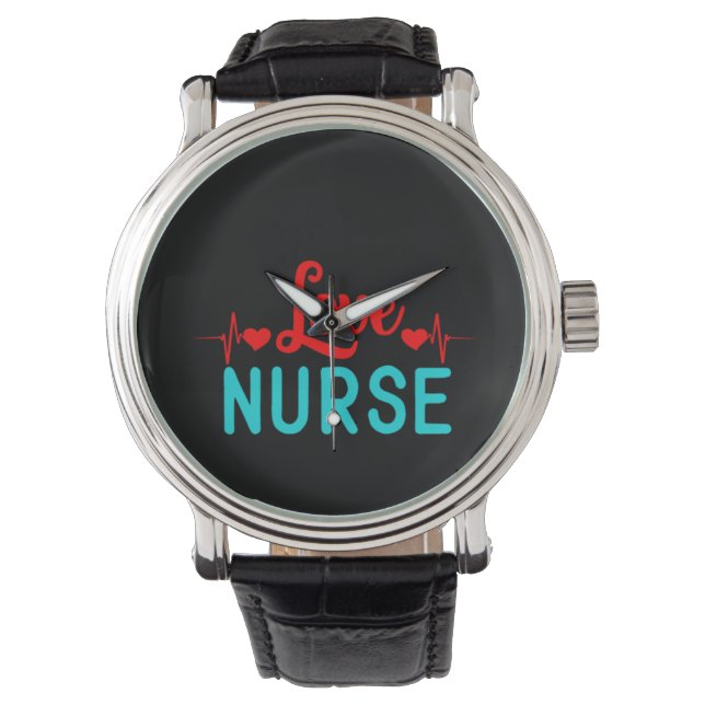 Nurse Gift Kärlek Nurse Armbandsur (Framsida)