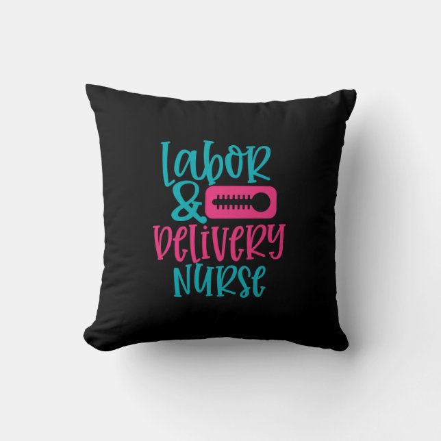 Nurse Gift | Labor Belivery Nurse Kudde (Framsida)