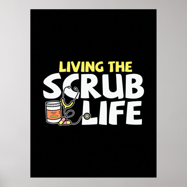 Nurse Gift | Livslångt liv Poster (Framsidan)