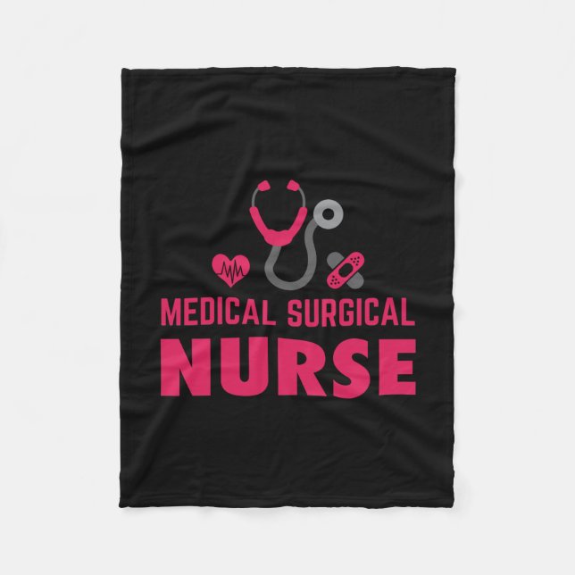 Nurse Gift | Medical Surgical Nurse Fleecefilt (Framsidan)