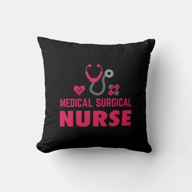 Nurse Gift | Medical Surgical Nurse Kudde (Framsida)