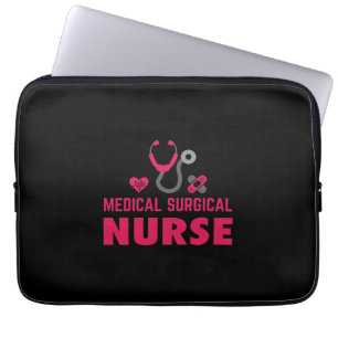 Nurse Gift   Medicinsk kirurgisk sjuksköterska Laptop Fodral