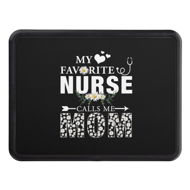 Nurse Gift | Min favoritsjuksköterska kallar mig M Dragkroksskydd (Framsidan)