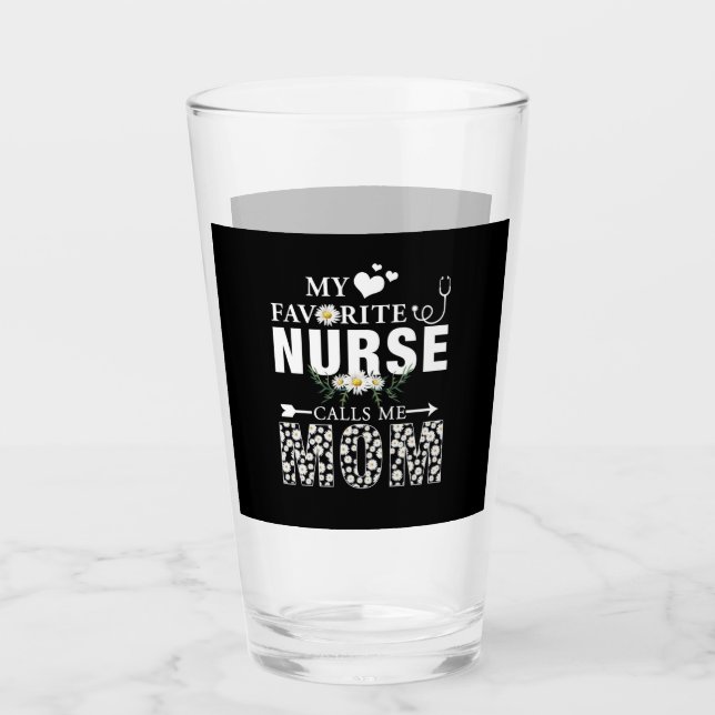 Nurse Gift| Min favoritsjuksköterska kallar mig Ma Glaskopp (Framsida)