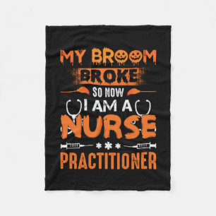 Nurse Gift Mitt rum Fattigt så nu är jag sjukskö Fleecefilt