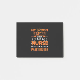 Nurse Gift Mitt rum Fattigt så nu är jag sjukskö Post-it Block