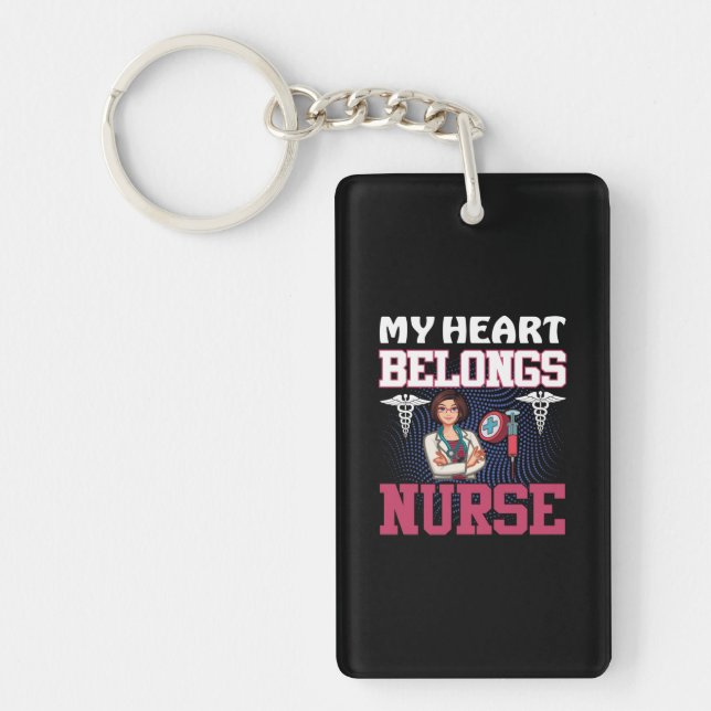 Nurse Gift | My Heart Belongs Nurse (Framsidan)