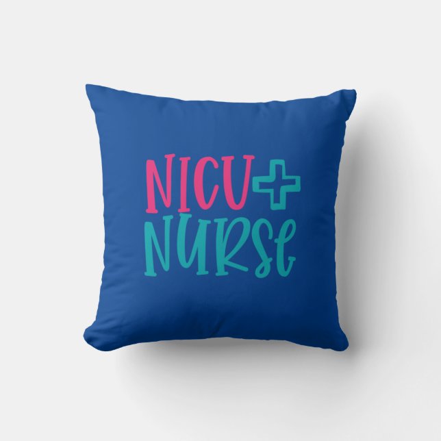 Nurse Gift | NICU Nurse Kudde (Framsida)