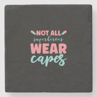 Nurse Gift | Not All Superheroes Wear Capes Stenunderlägg