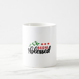 Nurse Gift Nurse Blzed Kaffemugg
