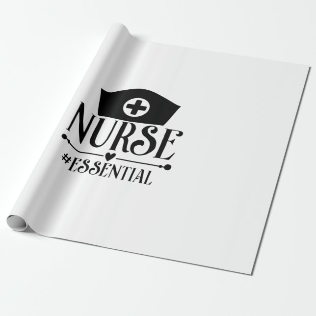 Nurse Gift Nurse Essential Presentpapper (Utrullad)