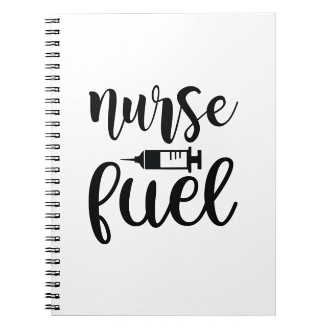 Nurse Gift Nurse Fuel Anteckningsbok (Framsidan)