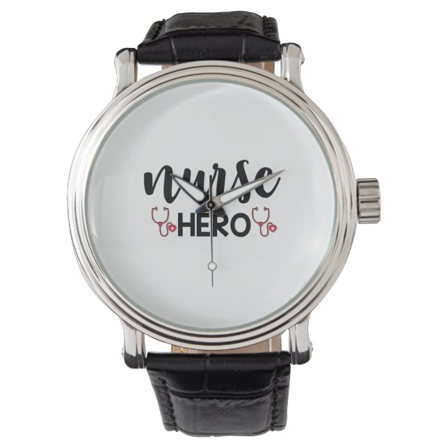 Nurse Gift Nurse Hero Armbandsur (Framsida)
