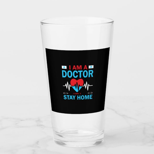Nurse Gift | Nurse I Can Not Stay Home Glaskopp (Framsida)