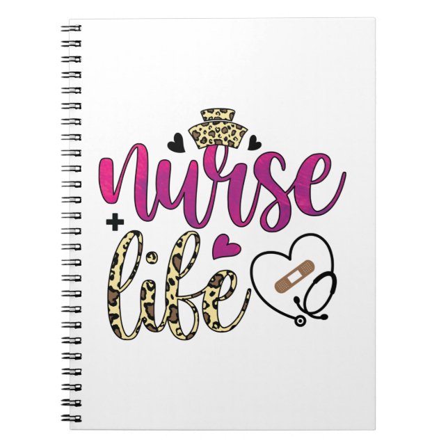 Nurse Gift Nurse Libe Anteckningsbok (Framsidan)