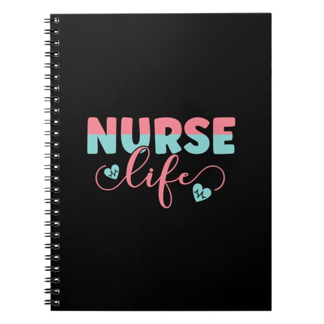 Nurse Gift Nurse Life Anteckningsbok (Framsidan)