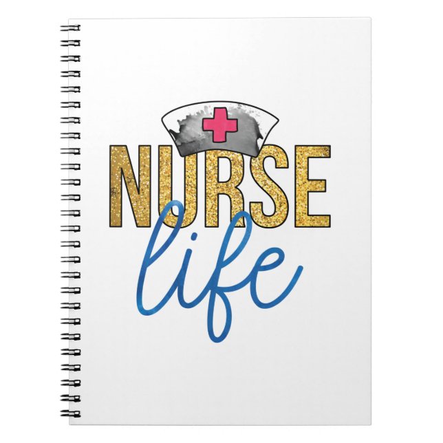 Nurse Gift Nurse Life Anteckningsbok (Framsidan)