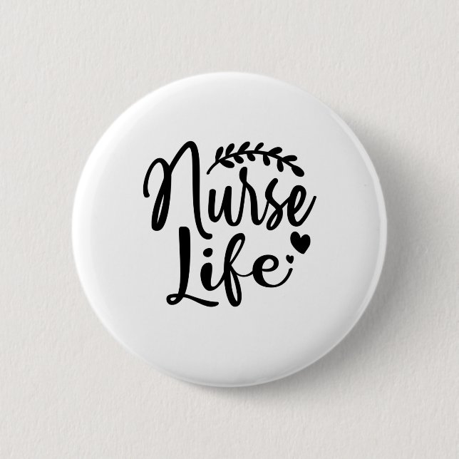 Nurse Gift Nurse Life Knapp (Framsida)