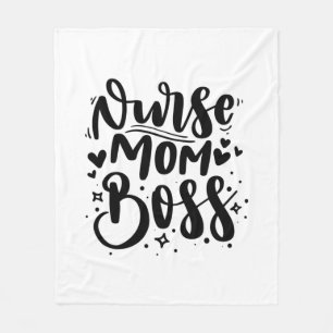 Nurse Gift Nurse Mamma Chef Fleecefilt