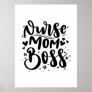 Nurse Gift Nurse Mamma Chef Poster