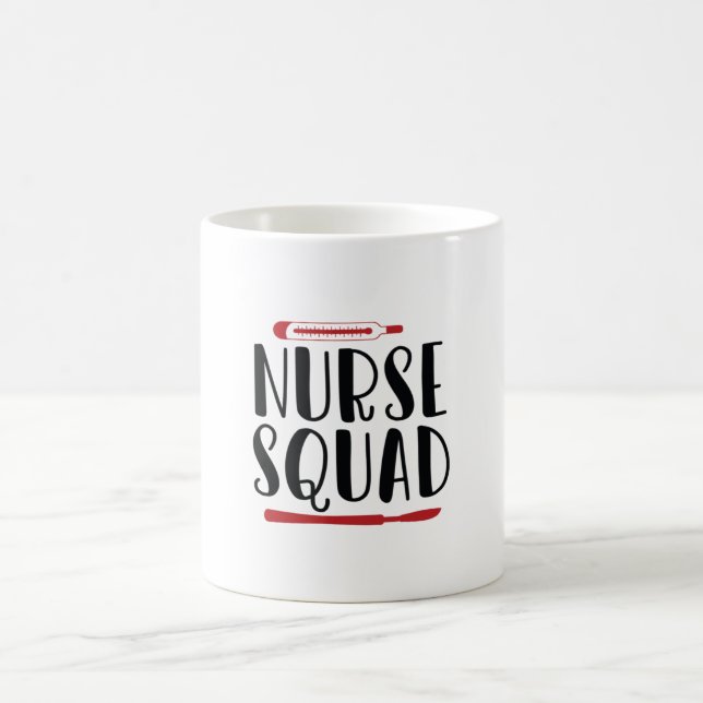 Nurse Gift Nurse Squad Kaffemugg (Center)