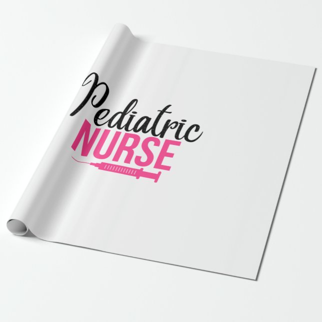 Nurse Gift Pediatriska sjuksköterskor Presentpapper (Utrullad)