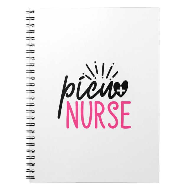 Nurse Gift Picu Nurse Anteckningsbok (Framsidan)